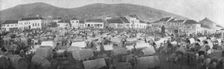 Apres la Perte de Pirot et de Nich; Apres l'evacuation de Nich: les fourgons..., 1915 (1924). Creator: Unknown
