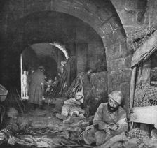 Apres la reprise du Fort de Vaux; le couloir central 1916. Creator: Unknown