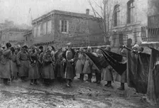 Apres les victoires russes en Armenie; Presentation au grand-duc Nicolas, commandant..., 1916. Creator: Unknown