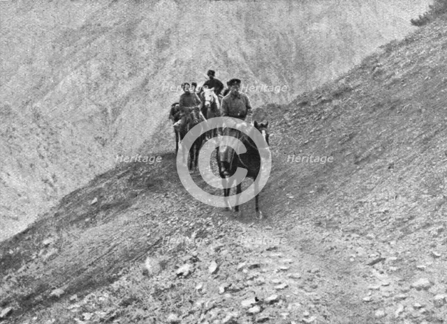 ''Apres Trebizonde; Une reconnaissance russe dans les montagnes du Kop-Dagh', 1916 (1924) Creator: Unknown.