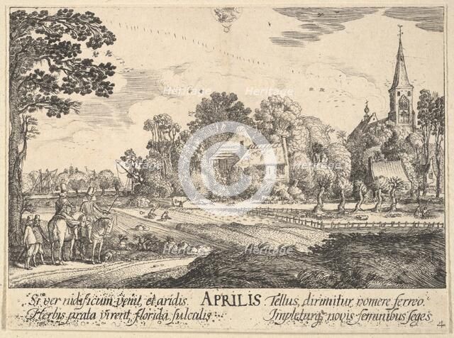 April, 1628-29. Creator: Wenceslaus Hollar.