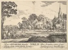April, 1628-29. Creator: Wenceslaus Hollar