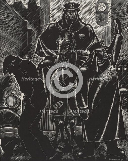 April, ca.1935 - 1943. Creator: Fritz Eichenberg.