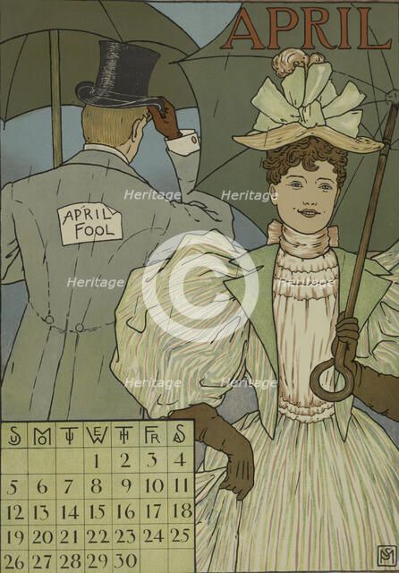 April, c1887 - 1922. Creator: Unknown.