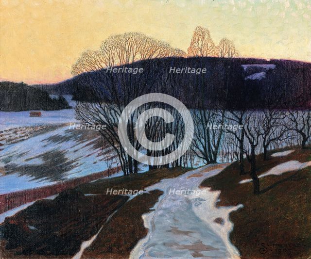 April evening, 1905. Creator: Sundblad, Arvid Werner (1877-1909).