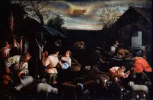 April (from the series The Seasons'), late 16th or early 17th century. Artist: Leandro Bassano