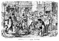 April - Low Sunday 19th century.Artist: George Cruikshank