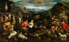 April (Taurus), late 16th century. Creator: Francesco Bassano II