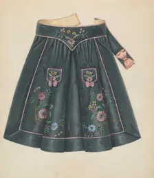 Apron, 1935/1942. Creator: Gertrude Lemberg