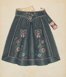 Apron, 1935/1942. Creator: Gertrude Lemberg