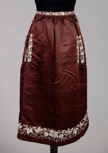 Apron, American, 1850-60. Creator: Unknown