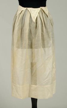 Apron, American, 1885. Creator: Unknown