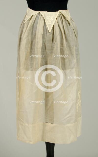 Apron, American, 1885. Creator: Unknown.