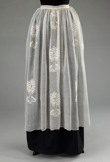 Apron, British, 1760-70. Creator: Unknown