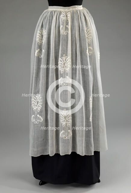 Apron, British, 1760-70. Creator: Unknown.