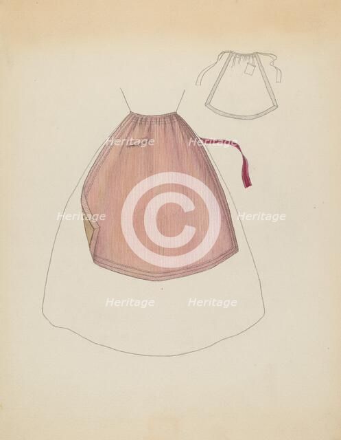 Apron, c. 1936. Creator: Doris Beer.