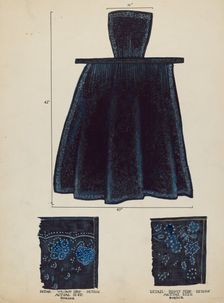 Apron, c. 1936. Creator: Roberta Elvis