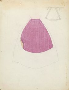 Apron, c. 1937. Creator: Miriam Goldberg
