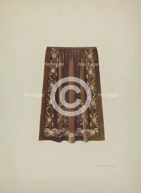 Apron, c. 1940. Creator: David P. Willoughby.
