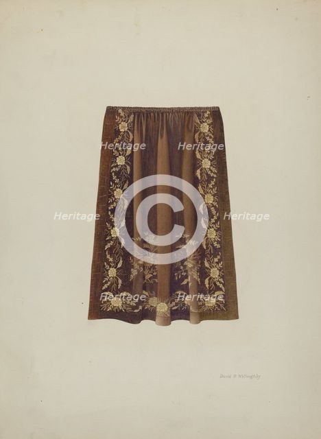 Apron, c. 1940. Creator: David P. Willoughby.