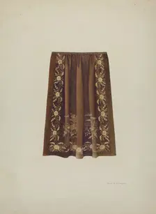 Apron, c. 1940. Creator: David P. Willoughby