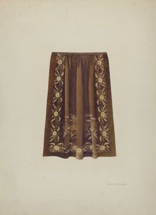 Apron, c. 1940. Creator: David P. Willoughby