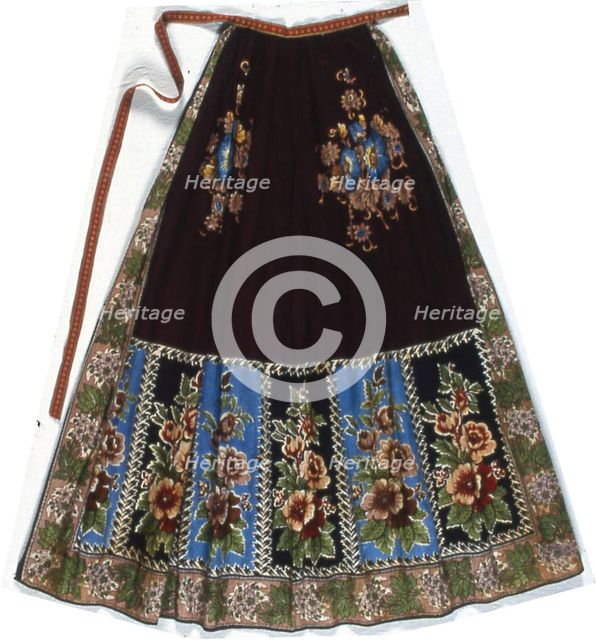 Apron, Switzerland, 1800/25. Creator: Unknown.