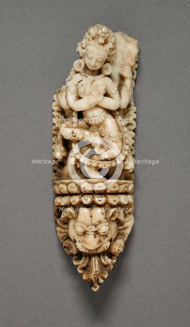 Apron Plaque with a Dancing Goddess, 17th-18th century. Creator: Unknown.