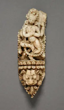 Apron Plaque with a Dancing Goddess, 17th-18th century. Creator: Unknown