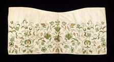 Apron, probably British, second quarter 18th century. Creator: Unknown