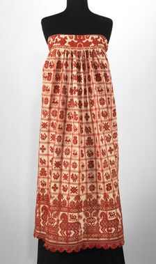 Apron, Russian, 1830-70. Creator: Unknown