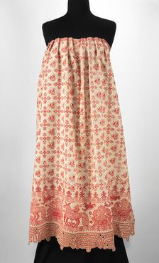 Apron, Russian, 1830-70. Creator: Unknown