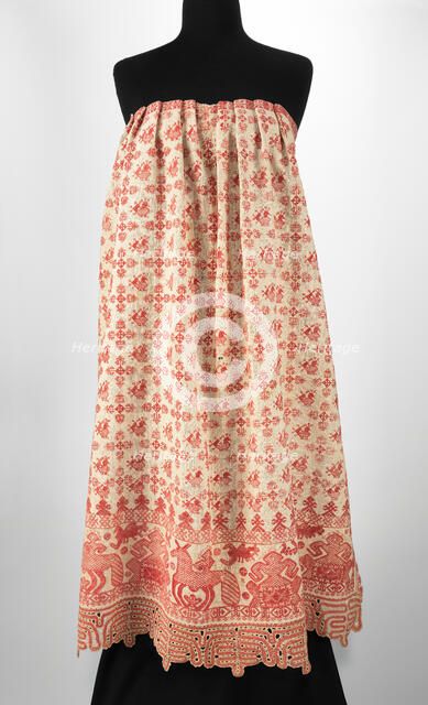 Apron, Russian, 1830-70. Creator: Unknown.