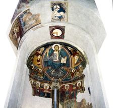 Apse of the church of Sant Climent de Taüll in the Vall de Boi (Boi Valley), Alta Ribagorça