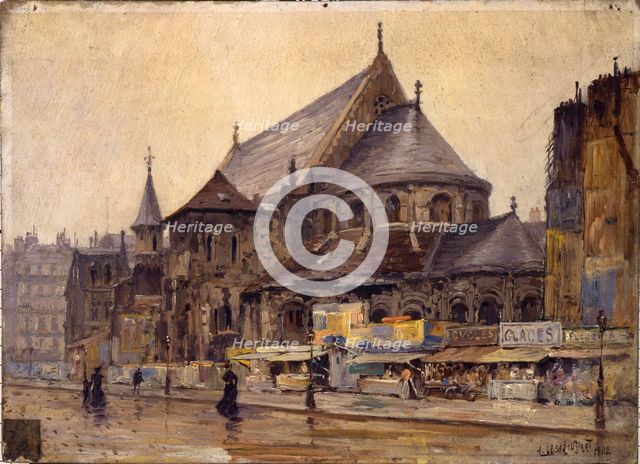 Apse of Saint-Martin-des-Champs church, 1902. Creator: A Lesbroussart.