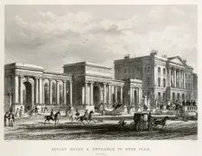 Apsley House, Hyde Park Corner, London, 1850. Artist: Thomas Hosmer Shepherd