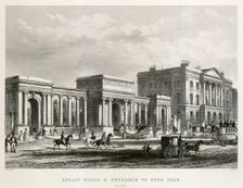 Apsley House, Hyde Park Corner, London, 1850. Artist: Thomas Hosmer Shepherd