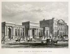 Apsley House, Hyde Park Corner, London, 1850. Artist: Thomas Hosmer Shepherd