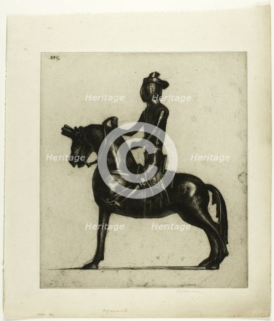 Aquamanile, 1913. Creator: David Young Cameron.