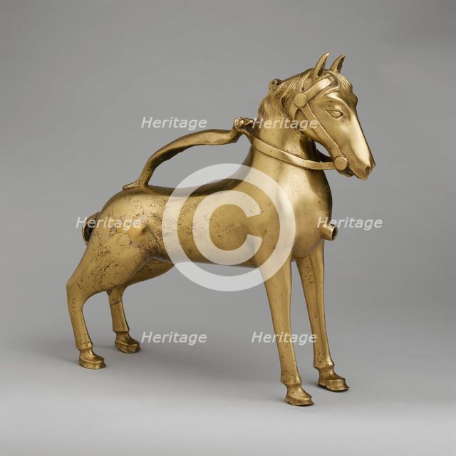 Aquamanile in the Form of a Horse, German, first half 15th century. Creator: Unknown.