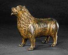 Aquamanile in the Form of a Lion, c. 1200. Creator: Unknown