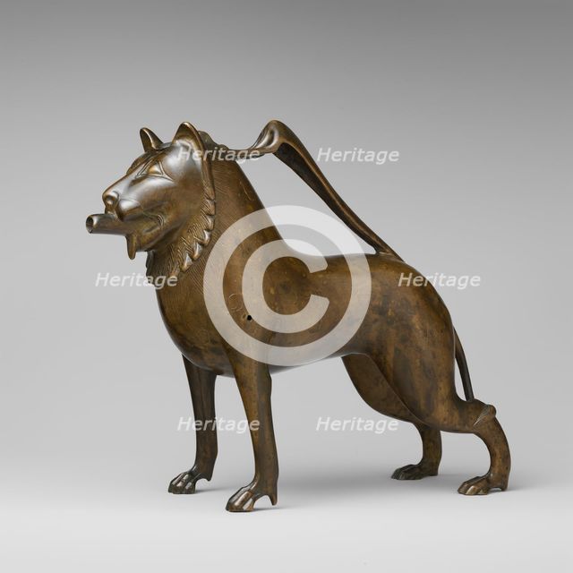Aquamanile in the Form of a Lion, German, late 13th century-early 14th century. Creator: Unknown.