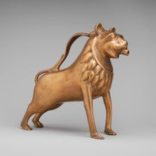 Aquamanile in the Form of a Lion, German, late 13th century-early 14th century. Creator: Unknown