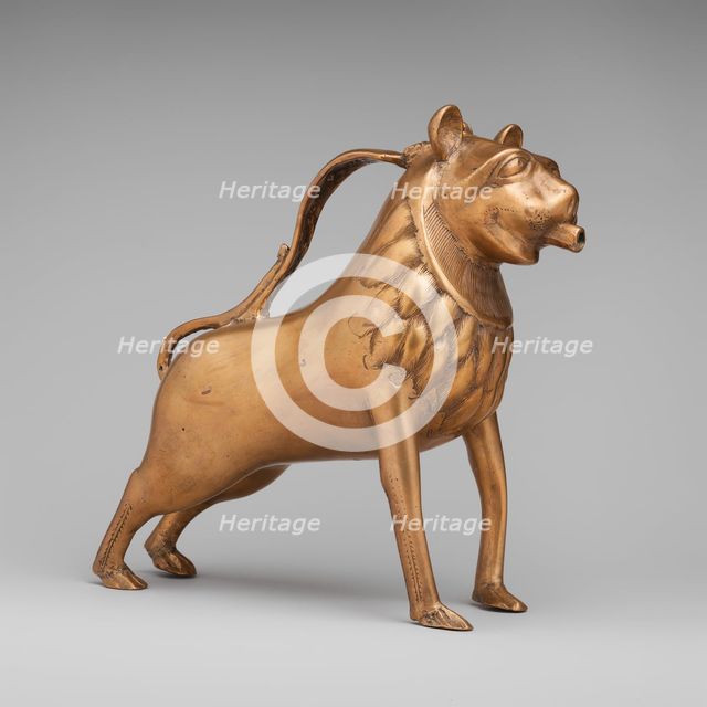 Aquamanile in the Form of a Lion, German, late 13th century-early 14th century. Creator: Unknown.