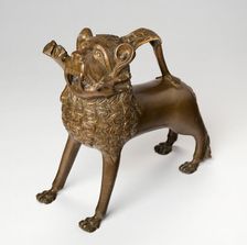 Aquamanile in the Form of a Lion, Germany, c. 1350. Creator: Follower of Johannes Apengeter