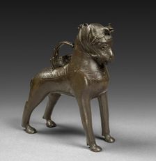 Aquamanile: Saddled Horse, c. 1300. Creator: Unknown