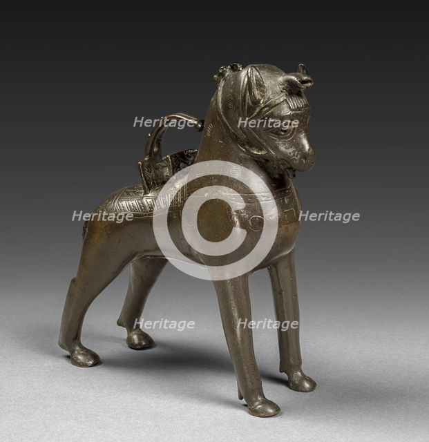 Aquamanile: Saddled Horse, c. 1300. Creator: Unknown.