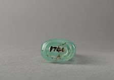 Aquamarine snuff bottle, China, Qing dynasty, 1644-1911. Creator: Unknown