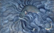 Aquatic beast, 1590. Creator: Sarwan