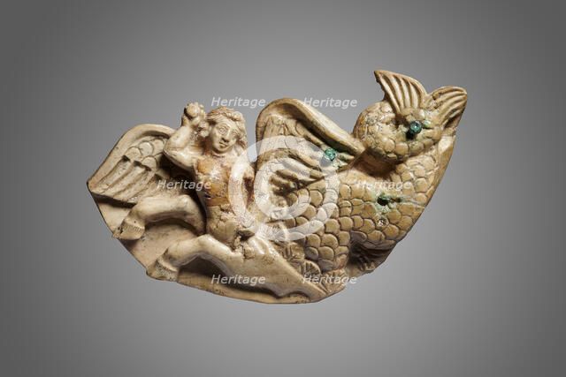 Aquatic divinity. From the Oxus Temple, Takht-i Sangin, 2th century BC. Creator: Central Asian Art.